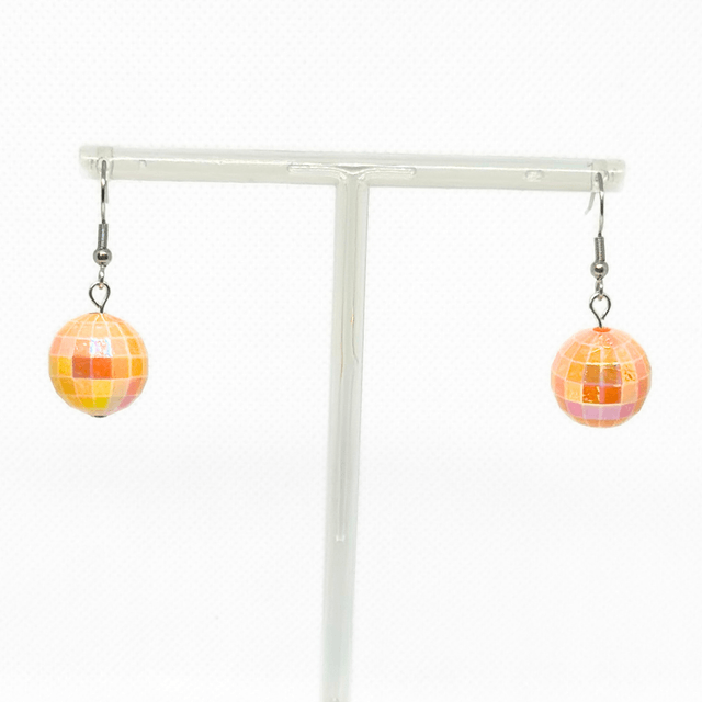 Colourful Disco Ball Earrings