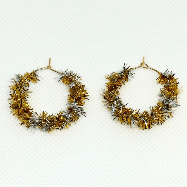 Christmas Wreath Hoops