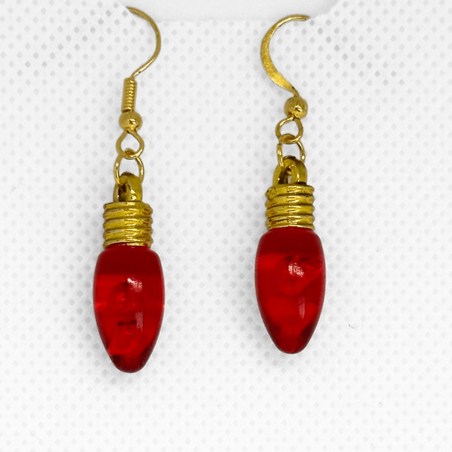 Christmas Light Earrings