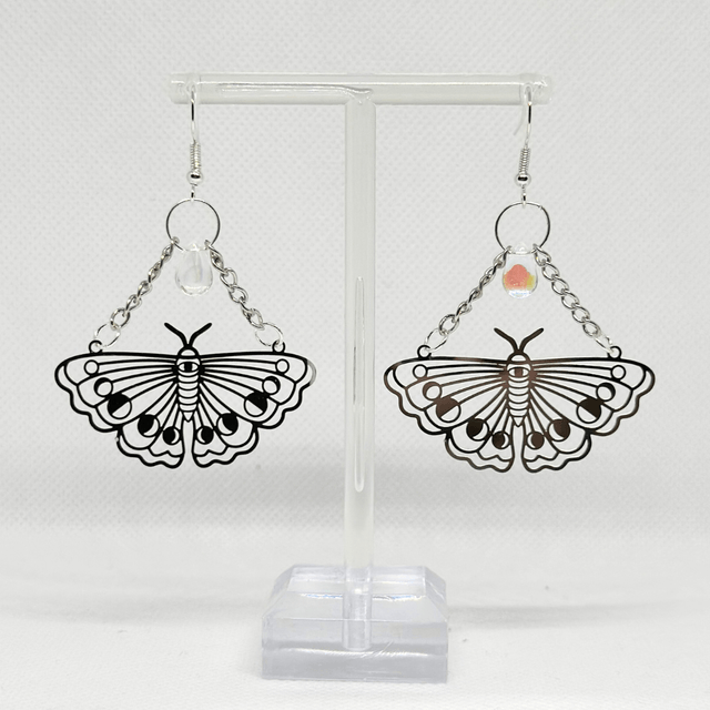 Chain Moth Earrings