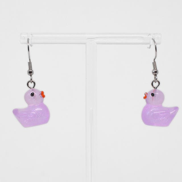 Bright Duck Earrings