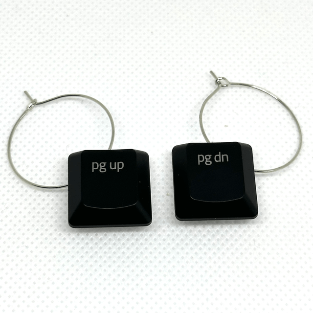 Recycled Keyboard Earring/Necklace Sets
