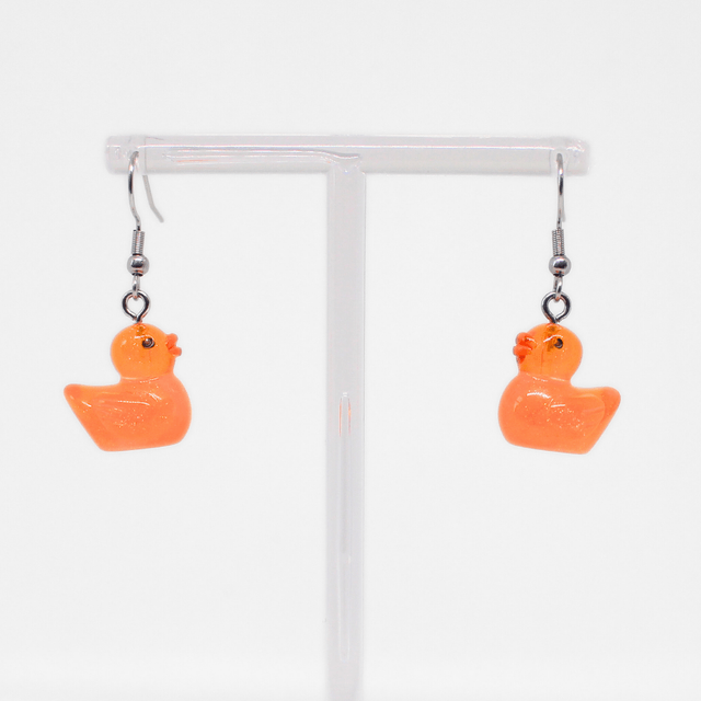 Bright Duck Earrings