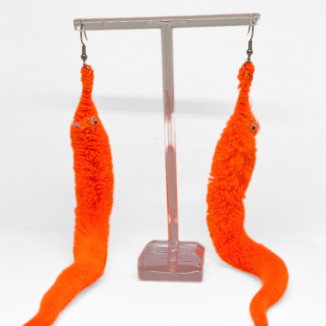 Worm on a String Earrings