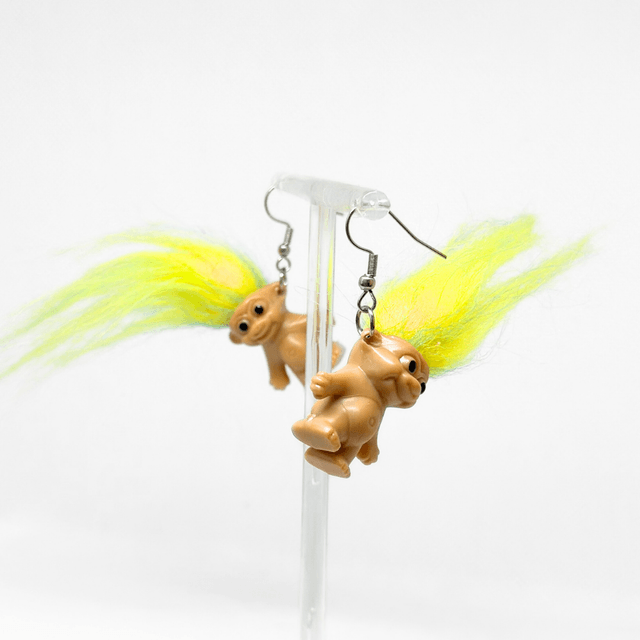Troll Doll Earrings