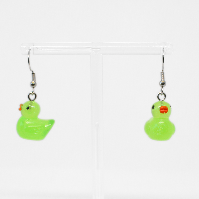 Bright Duck Earrings