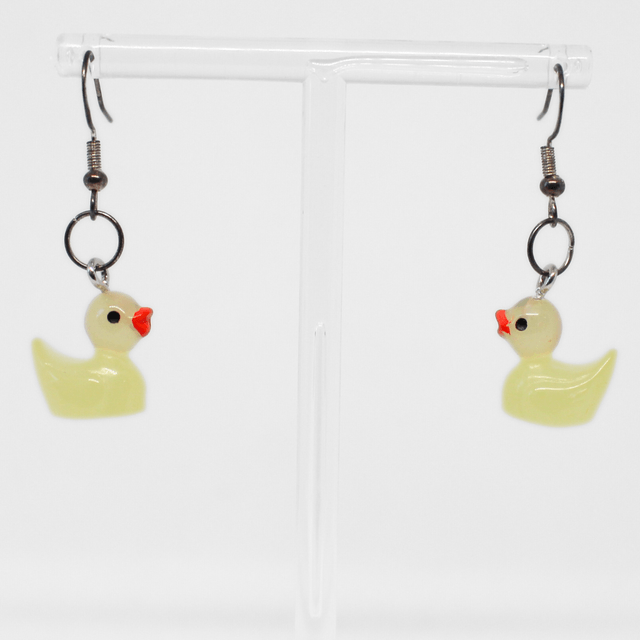 Bright Duck Earrings