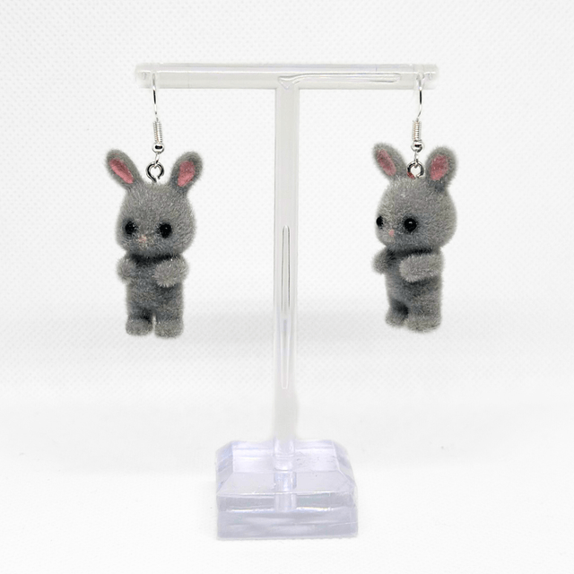Fuzzy Rabbit Earrings