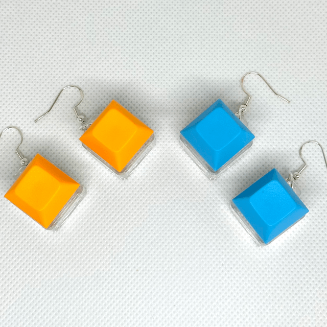Fidget Keyboard Earrings