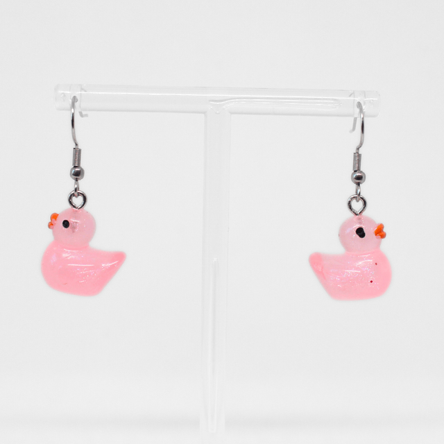 Bright Duck Earrings