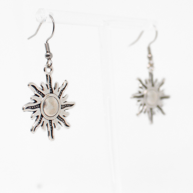 Sun Pendant Earrings