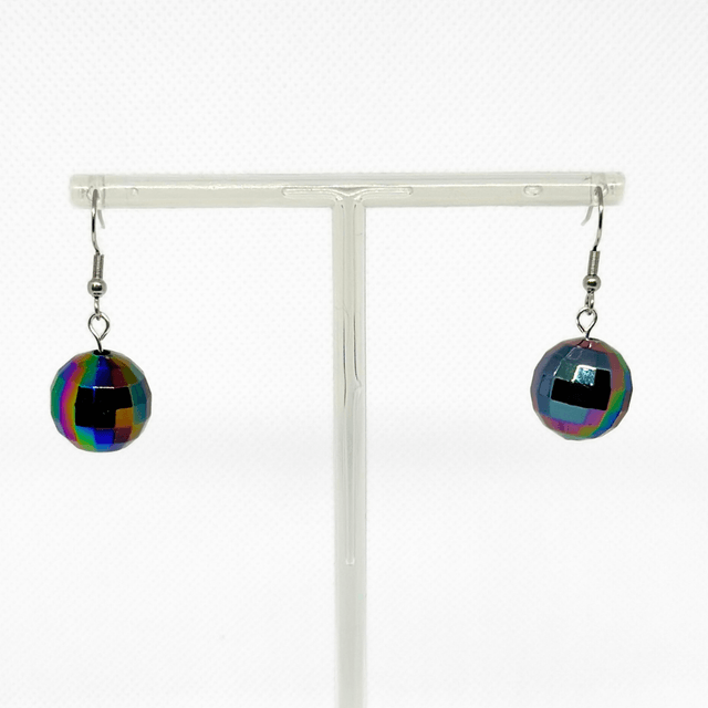 Colourful Disco Ball Earrings