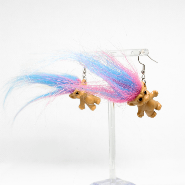Troll Doll Earrings
