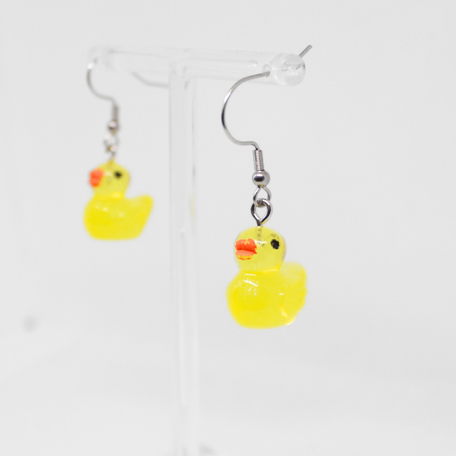 Bright Duck Earrings