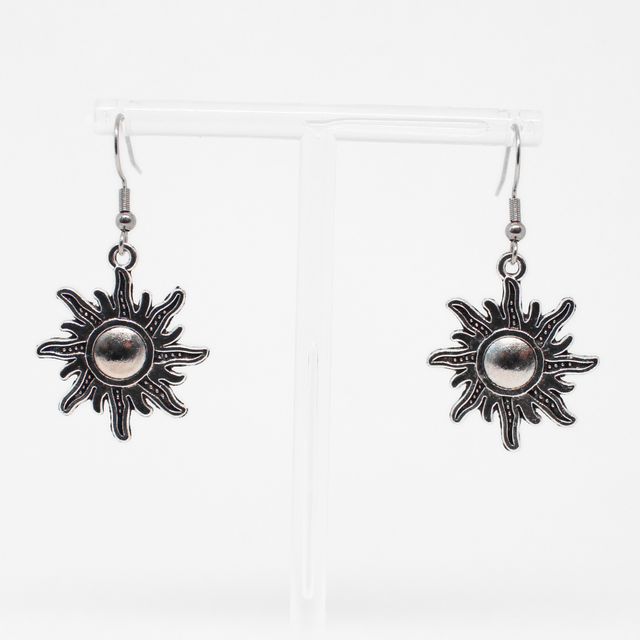 Sun Pendant Earrings