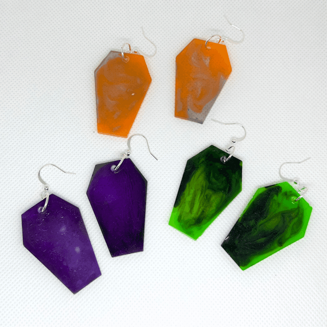 Coffin Earrings
