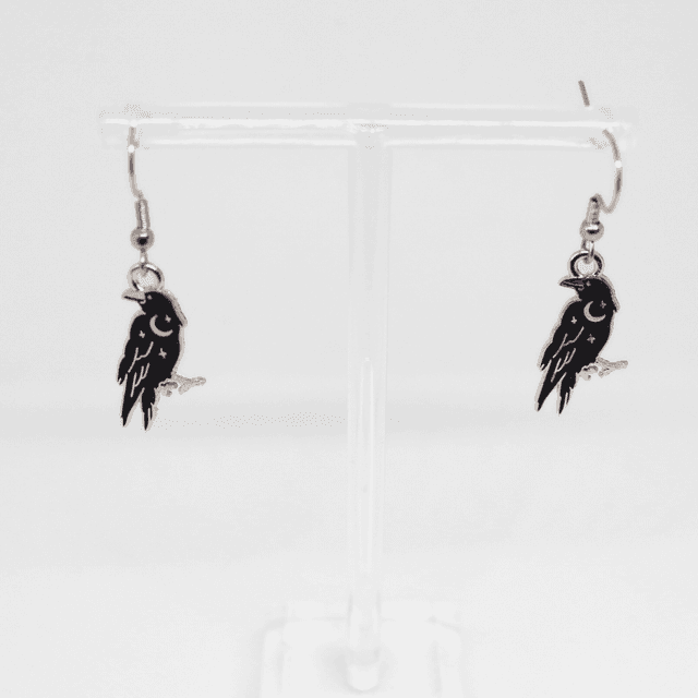 Crow Earrings